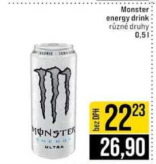 Monster energy drink různé druhy 0,5l