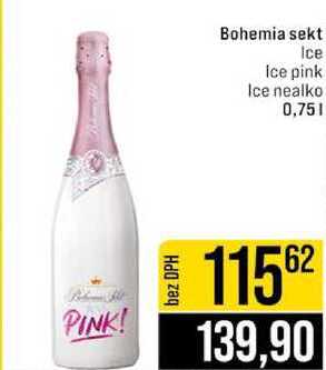 Bohemia sekt Ice Ice pink Ice nealko 0,75l