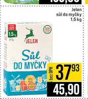 Jelen sůl do myčky 1,5 kg