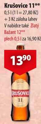Krušovice 11, 0,5 l 