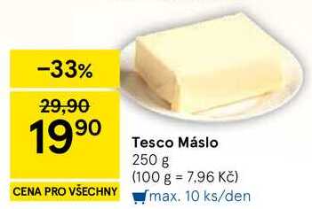 Tesco Máslo, 250 g