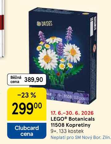 LEGO® Botanicals 11508 Kopretiny 9+, 133 kostek