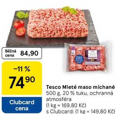 Tesco Mleté maso míchané, 500 g