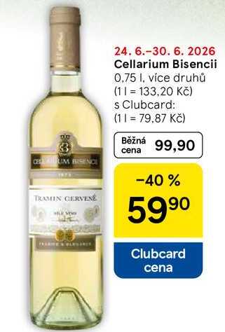 Cellarium Bisencii, 0,75 l, více druhů