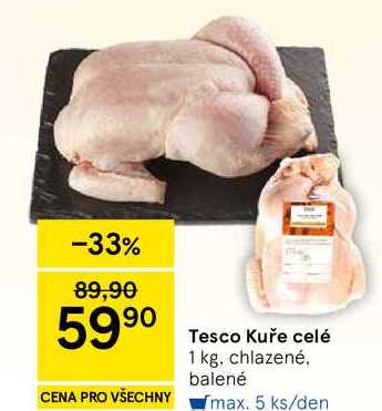 Tesco Kuře celé, 1 kg