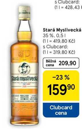 Stará Myslivecká 35%, 0,5 l