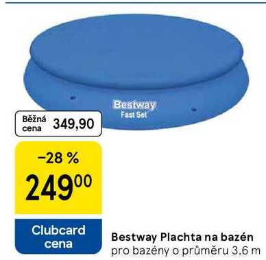 Bestway Plachta na bazén, pro bazény o průměru 3.6 m 