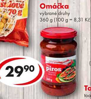 Omáčka, 360 g
