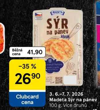Madeta Sýr na pánev, 100 g