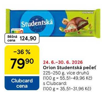 Orion Studentská pečeť, 225-250 g, více druhů