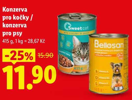 Konzerva pro kočky/konzerva pro psy, 415 g