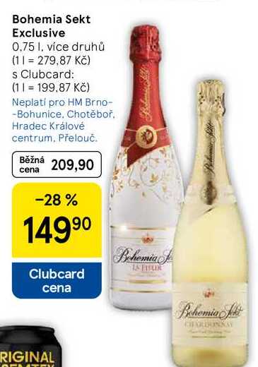 Bohemia Sekt Exclusive, 0.75 l