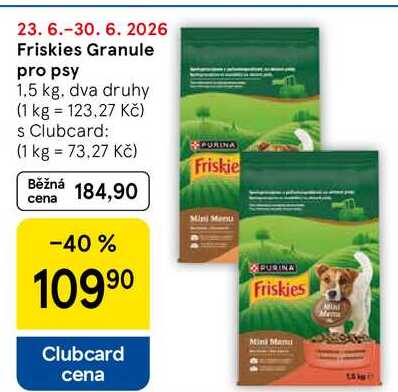 Friskies Granule pro psy, 1.5 kg