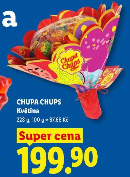 CHUPA CHUPS Květina, 228 g