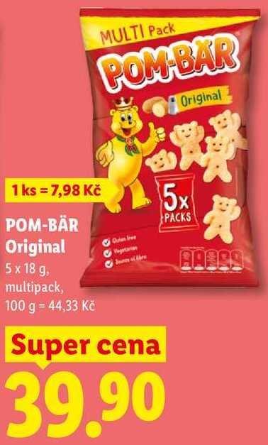 POM-BÄR Original, 5x 18 g 