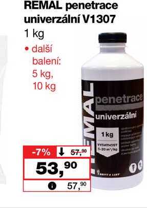 REMAL penetrace univerzální V1307 1 kg