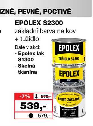 EPOLEX S2300 základní barva na kov + tužidlo