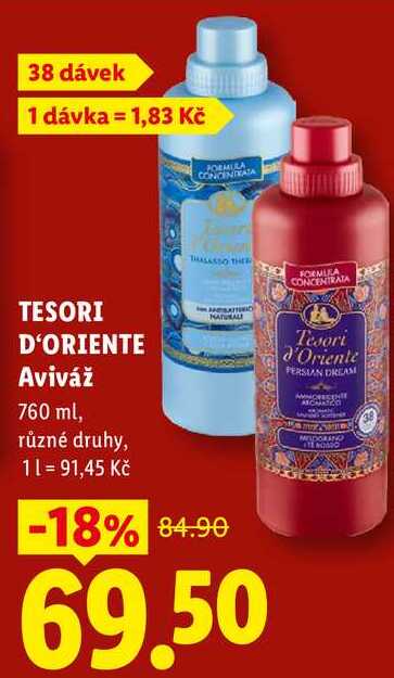 TESORI D'ORIENTE Aviváž, 760 ml