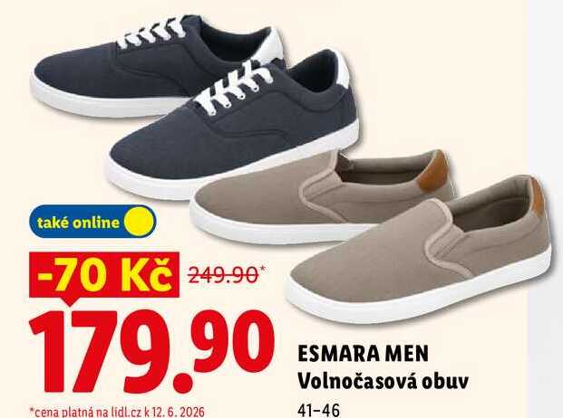 ESMARA MEN Volnočasová obuv