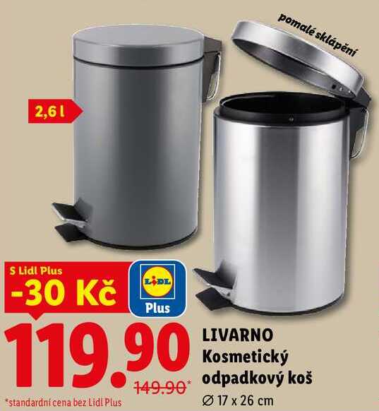 LIVARNO Kosmetický odpadkový koš