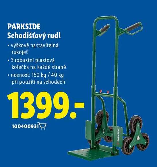 PARKSIDE Schodišťový rudl  