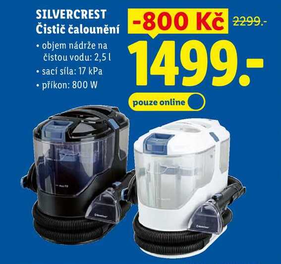 SILVERCREST Čistič čalounění