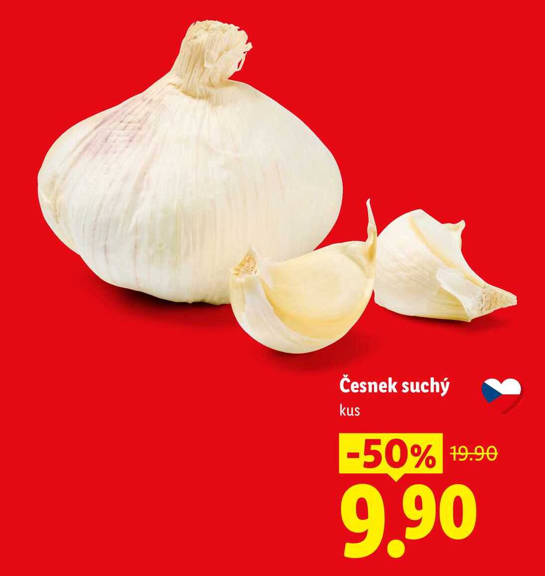 Česnek suchý, kus