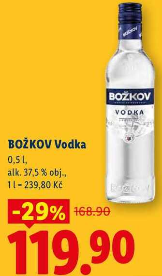 BOŽKOV Vodka, 0,5 1