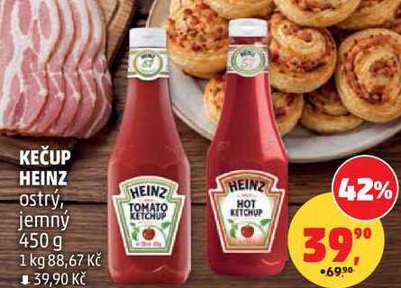 KEČUP HEINZ ostrý, 450 g