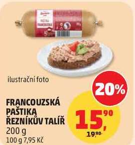 FRANCOUZSKÁ PAŠTIKA ŘEZNÍKŮV TALÍŘ, 200 g