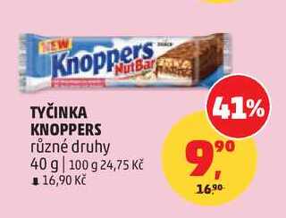 KNOPPERS různé druhy, 40 g
