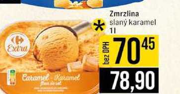 Zmrzlina slaný karamel 1l