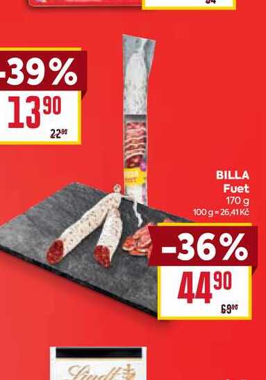 BILLA Fuet 170 g