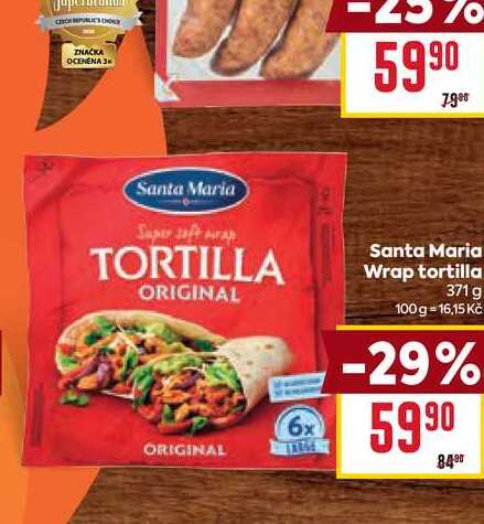 Santa Maria Wrap tortilla 371 g 