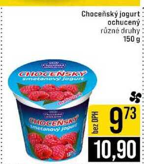 Choceňský jogurt ochucený různé druhy 150 g