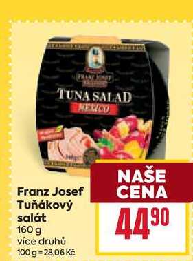 Franz Josef Tuňákový salát 160 g 