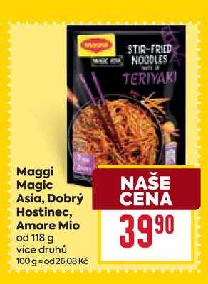 Magic Asia, Dobrý Hostinec, Amore Mio od 118 g 