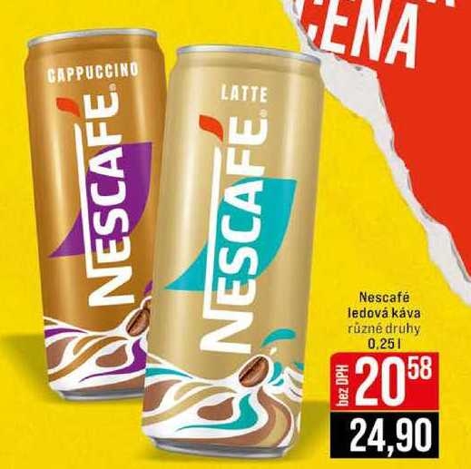 Nescafé ledová káva různé druhy 0,25l