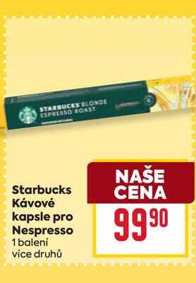 Starbucks Κάνοvé kapsle pro Nespresso 1 balení