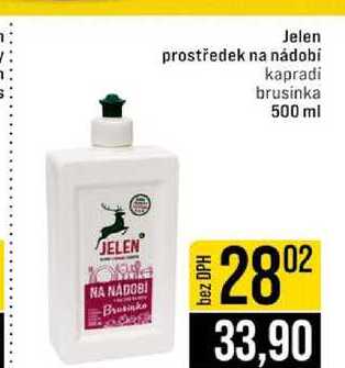 Jelen prostředek na nádobí kapradi brusinka 500 ml 
