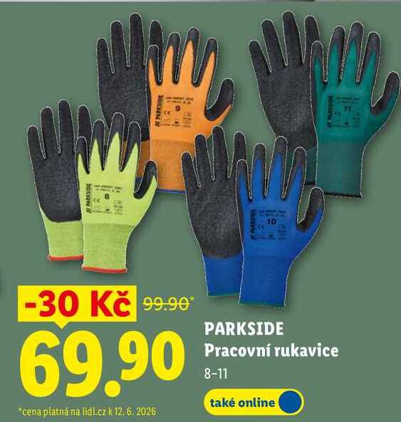 PARKSIDE Pracovní rukavice