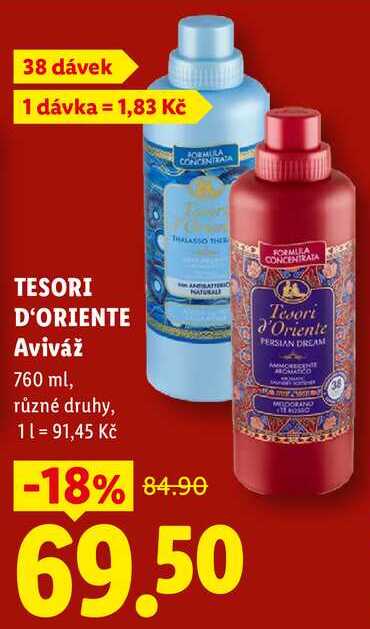 TESORI D'ORIENTE Aviváž, 760 ml