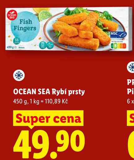 OCEAN SEA Rybí prsty, 450 g