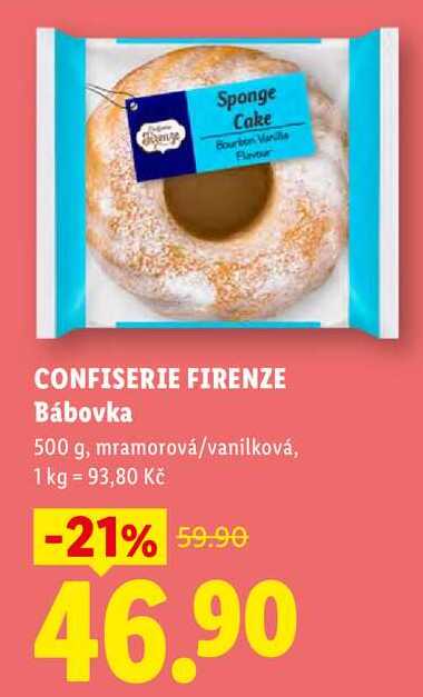 CONFISERIE FIRENZE Bábovka, 500 g 