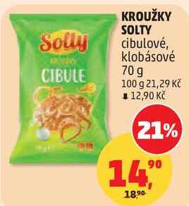 KROUŽKY SOLTY cibulové, 70 g 