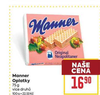 Manner Oplatky 75g