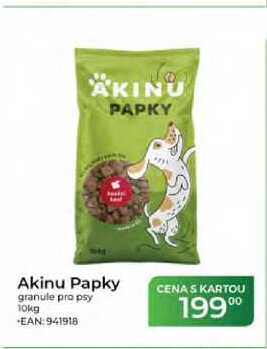 Akinu Papky granule pro psy 10kg