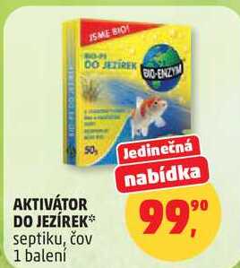 AKTIVÁTOR DO JEZÍREK septiku, čov, 1 balení 
