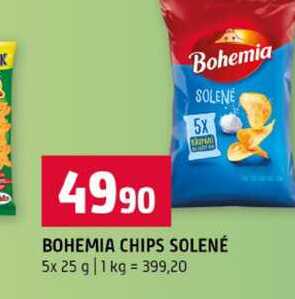 BOHEMIA CHIPS SOLENÉ 5x 25 g 