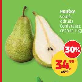HRUŠKY volné, odrůda Conference, 1 kg